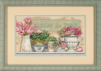Counted Cross Stitch Kit: Flowers of Paris