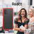 OtterBox React Samsung Galaxy A32 5G - Power Red - clear/red - Schutzhülle