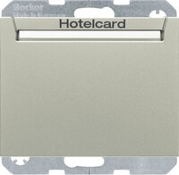 Relais-Schalter Hotelcard edelstahl lackiert 16417114