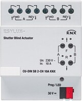 KNX-Jalousieaktor 4-fach 10A 2-Kanal CU-DIN SB 2-CH10AKNX