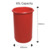 Stackable Ingredient Bin - 65 Litre - Red