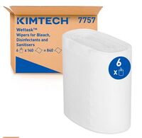 Kimberly-Clark 7757 Kimtech Wettask DS Wischtücher für Lösungsmittel, VE= 6 Roll