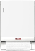 CWS 4502000 CWS Stoffhandtuchspender Paradise Dry mit Panel, weiß