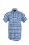 Planam Hemden 0485043 Gr.43/44 Countryhemd 1/4 Arm blau kariert
