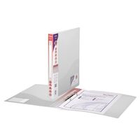 Snopake 2 Ring Ring Binder 15mm A4 Clear (Pack of 10) 10119