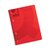 Q-Connect Spiral Bound Polypropylene Notebook 160 Pages A4 Red (Pack of 5)