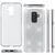 NALIA Custodia compatibile con Samsung Galaxy A6 Plus, Glitter Copertura in Silicone Protezione Sottile per Cellulare, Slim Cover Case Protettiva Scintillio Telefono Bumper Pink
