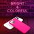 NALIA Bunte Neon Handy Hülle für iPhone 13 Pro, Matt Silikon Case Cover Bumper Pink