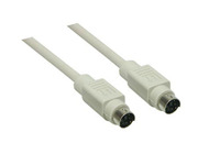 PS2 Kabel 2x6-pol. MINI DIN-Stecker 3m