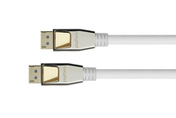 PREMIUM DisplayPort 2.0 Kabel, 54 Gbit/s, UHBR 13.5, 4K @240Hz / 8K @60Hz, Vollmetallstecker, Kupfer