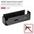 WENKO Turbo-Loc® Wandablage Bivio Black matt, aus Aluminium