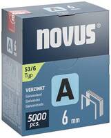 Novus Tools 042-0761 Tűzőkapcsok 53-as típus 5000 db Méret (H x Sz x Ma) 6 x 11.3 x 6 mm