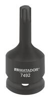 Matador Schraubwerkzeuge Matador 74920500 Belső kerek hatlap (TX) Ütvefúró dugókulcs betét T 50 1/2 (12,5 mm)