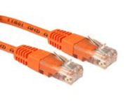 CDL 0.25m Cat5e Cbl Orange 26AWG