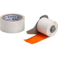Orange BMP71 ToughStripe Floor Marking Tape with Overlaminate 50.80 mm X 15.24 m M71-2000-483-OR-KT, Orange, Self-adhesivePrinter Labels