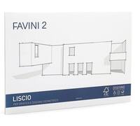 Album da Disegno Favini 2 - 24x33 cm - Liscio - 110 g - A140514 (Bianco Conf. 10
