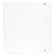 Festes Ringbuch PP 2,3mm, 4 Ringe 60mm in D-Form, Rückenbreite 90mm, für DIN A4 Maxi, Kreacover - Weiß
