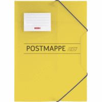 Postmappe A4 PP transluzent gelb