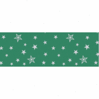 Transparentpapier Rolle 115g/qm 50x61cm Silver Stars grün