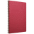 Spiralbuch A4 Agebag liniert mit Rand 50 Blatt rot