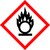 GHS-Kennzeichen GHS 03 - Flamme über einem Kreis - Gefahrensymbol 15 x 15 mm, Polyethylen permanent, 1.000 Gefahrstoffaufkleber weiß