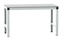 ESD-Arbeitstisch UNIVERSAL Spezial Grundtisch mit Kunststoffplatte, BxTxH = 1750 x 700 x 728-1028 mm | LMK7086.7035