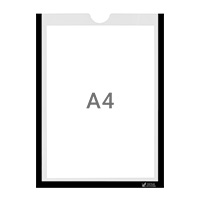 Lot de 2 PRODOC WRITER A4 noir magnétique