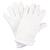 NITRAS Baumwoll-Trikot-Handschuhe, weiß, gebleicht, Größe 9