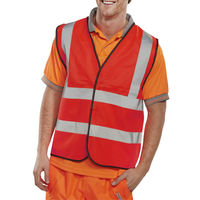 HI VIS WAISTCOAT APP G RED XL