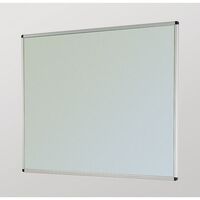 Aluminium framed premium office noticeboards - grey