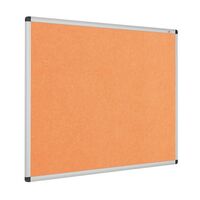 Eco-colour® premium fire resistant noticeboard with aluminium frame