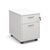 Office mobile pedestal drawers - delivery and install - 2 drawer, white