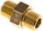 DNT3838MS Doppelnippel trennbar R 3/8"-R 3/8", Messing