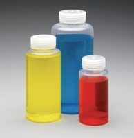Butelki laboratoryjne Nalgene™ szeroki otwór PMP z zakrętką PP Pojemność nominalna 250 ml