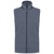 Mellény Kariban Luca polár férfi cipzáras férfi (300g/m2) snow grey, 3XL