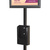 Poster and Leaflet Stand / Floorstanding Leaflet Stand / Info Stand "Construct Black" | A3 (297 x 420 mm)