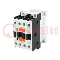 Contactor: 3-pole; NO x3; Auxiliary contacts: NO; 230VAC; 9A; BF