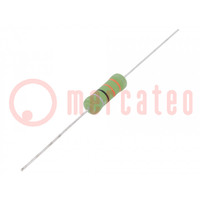 Resistor: bobinado; cerámico; THT; 220Ω; 2W; ±10%; Ø7x16mm
