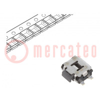 Microschakelaar TACT; SPST; pos: 2; 0,05A/12VDC; SMT; 2,2N; 1,35mm