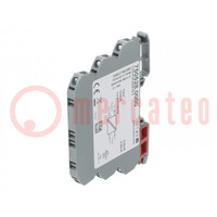 Converter: analog signals; for DIN rail mounting; 4÷20mA; IP20