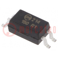 Opto-coupler; SMD; Ch: 1; OUT: transistor; Uisol: 3,75kV; Uce: 80V