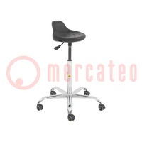 Tabouret; ESD; Dim.de siège: 200x330mm; 430÷555mm; max120kg