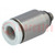 Push-in fitting; threaded,straight; -1÷10bar; stainless steel