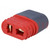Plug; DC supply; AM-1015; female; PIN: 2; for cable; soldering; red