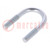 U-bolt; B; 1.25; steel; zinc; Thread len: 25mm; for fixing pipes
