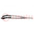 Tweezers; replaceable tips; Tweezers len: 130mm; ESD
