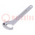 Wrench; hook; Chrom-vanadium steel; L: 280mm; Grip capac: 50÷80mm