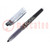 Rollerball pen; black; 0.5mm; FRIXION