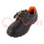 Shoes; Size: 44; black; leather; with metal toecap; 7241EN