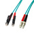 LEONI LWL-Kabel duplex 50/125µm OM3, R&M E2000 / Suhner LC, 3 m
